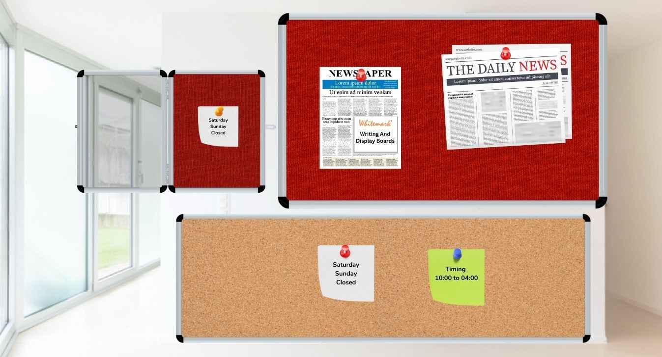 High-quality Cork and Fabric Display Boards at the Best Prices - Whitemark